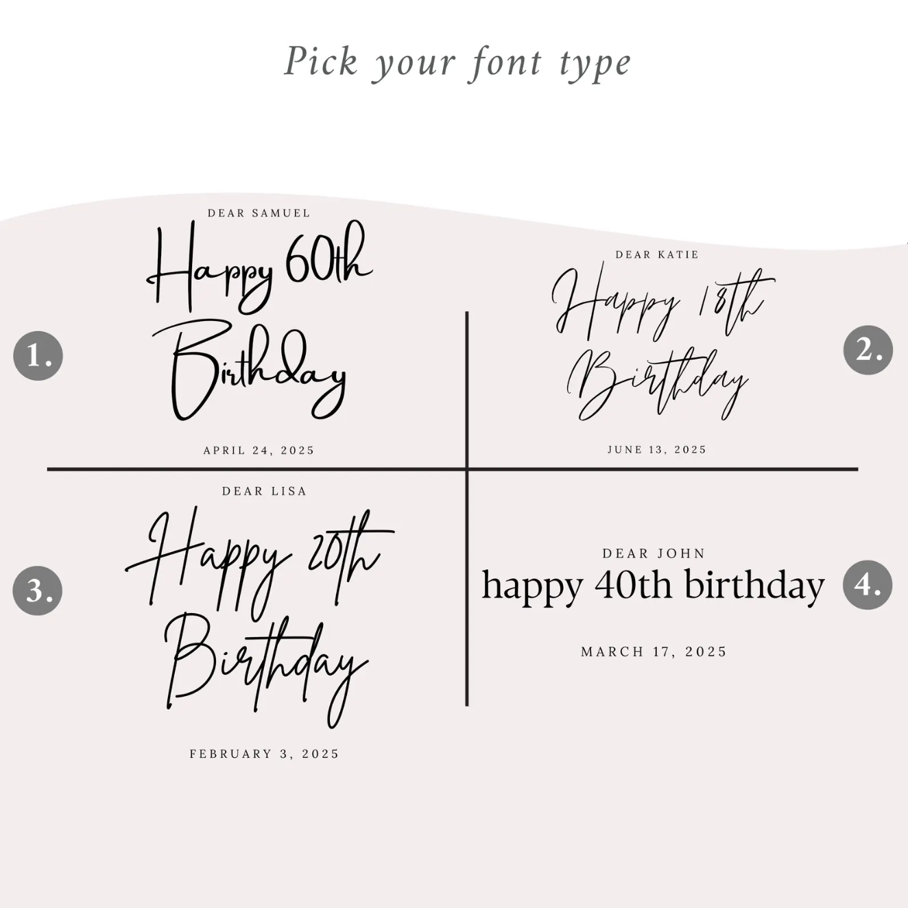 Birthday Guest Book