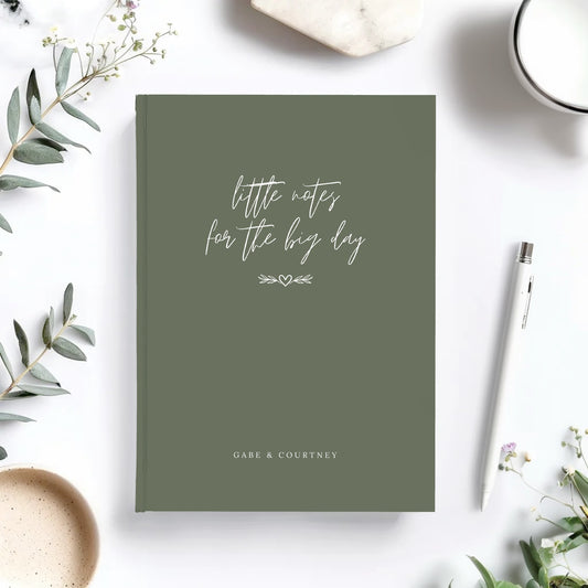 Little Notes for the Big Day Journal