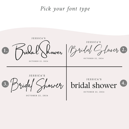 Bridal Shower Guest Book